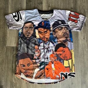Nas animation/artwork baseball jersey.